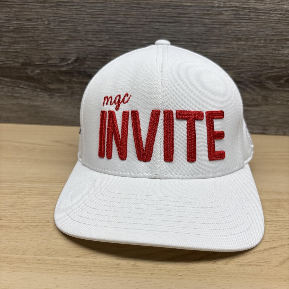 G Fore Hat Cap Snap Back White Golf Mens Minneapolis Golf Club MGC Invite